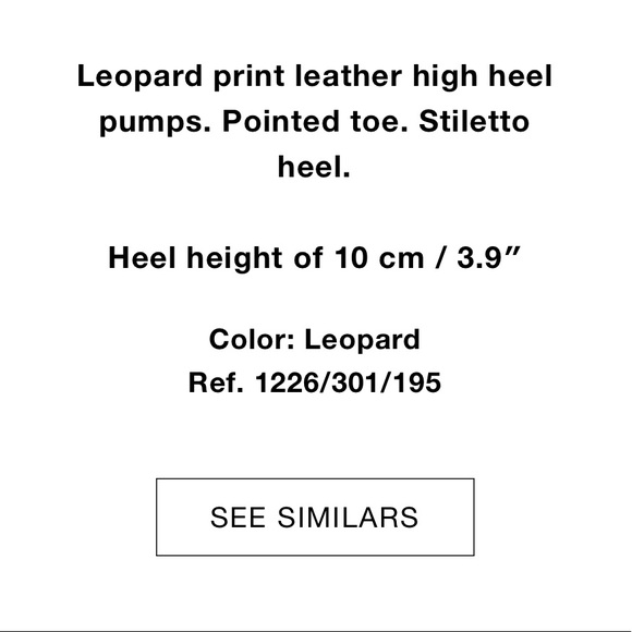 Zara Leopard Heels - Picture 7 of 7